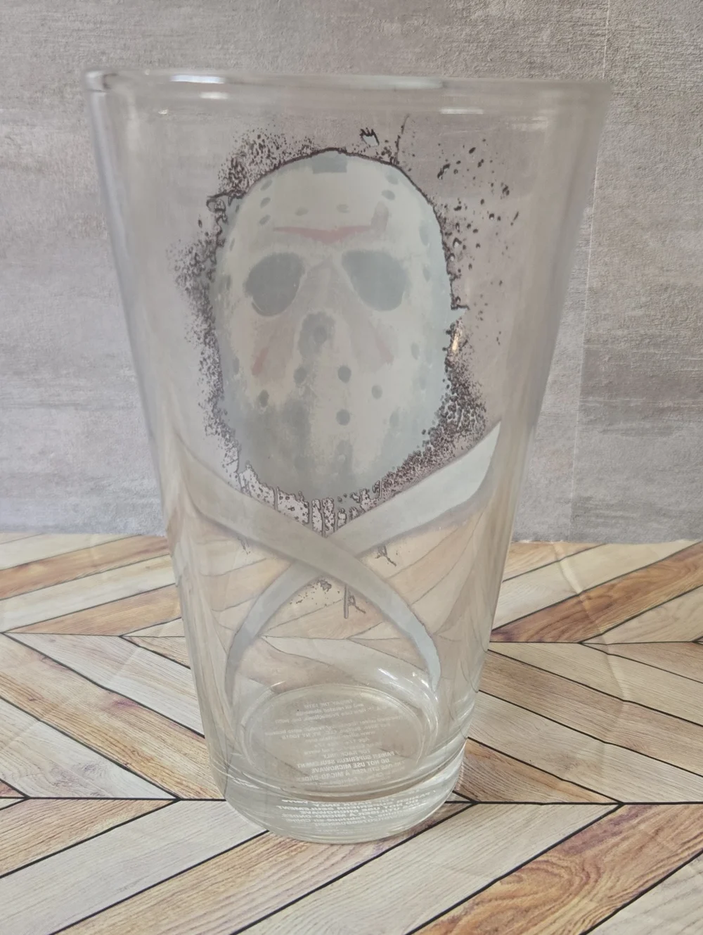 ​Friday The 13th Jason Voorhees 16oz Pint Glass Horror Movie Slasher Tumbler